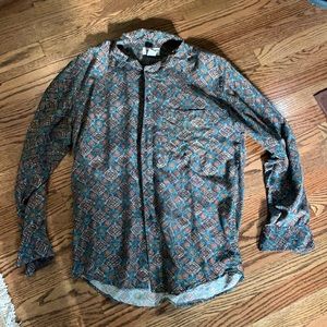Vintage silk button down